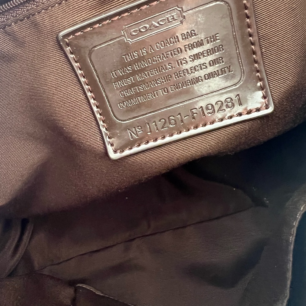 Signature COACH shoulderhandbag - Picture 7 of 10